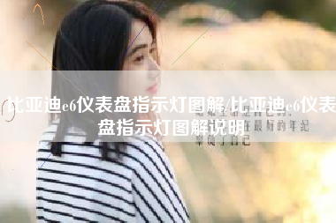 比亚迪e6仪表盘指示灯图解/比亚迪e6仪表盘指示灯图解说明