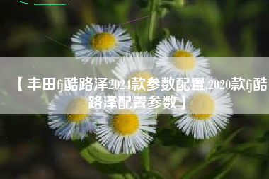 【丰田fj酷路泽2024款参数配置,2020款fj酷路泽配置参数】