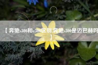 【奔驰s300和e300区别,奔驰s300是迈巴赫吗】