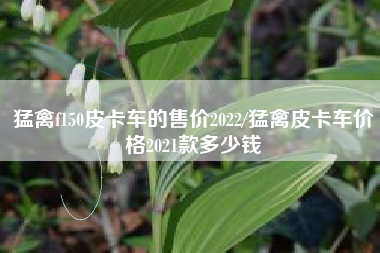 猛禽f150皮卡车的售价2022/猛禽皮卡车价格2021款多少钱