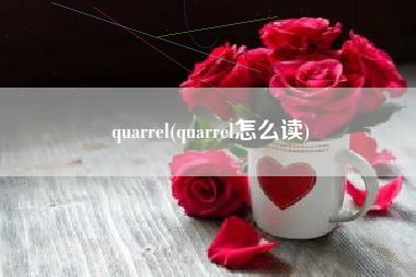 quarrel(quarrel怎么读)
