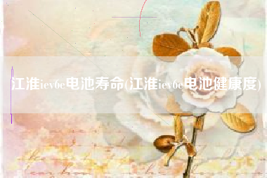 江淮iev6e电池寿命(江淮iev6e电池健康度)