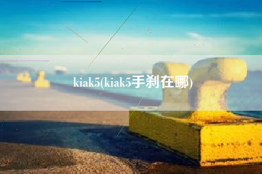kiak5(kiak5手刹在哪)