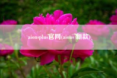 aionsplus官网(aions 新款)